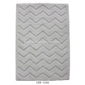 Soft Microfiber Rug High &amp; Low Pattern